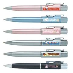 サンリオ スタンペンG ノック式 はんこ付 ボールペン ネーム印 浸透印 ポムポムプリン シナモロール  ポチャッコ マイメロディ クロミ ハローキティ