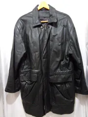STRATH CONAR ストラスコナー レザージャケット コート 革ジャン サイズL 黒 メンズ トップス