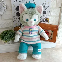 ジェラトーニ　Sサイズ　コスチューム　ピンク×水色ボーダーセット