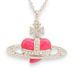 ヴィヴィアン オーブ ディアマンテ ハート ネックレス ストーン Aランク vi5616cc