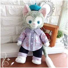 ジェラトーニ　Sサイズ　コスチューム　パープル小花＆デニム