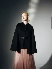 メビ（メルシービアン） ニューケープコート 1サイズ - ノーカラーバージョン ブラック