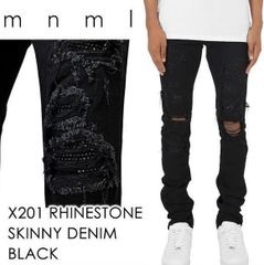 初日割】大きいサイズ MINEDENIM S.SLIM 12 マインデニム 黒 - メルカリ