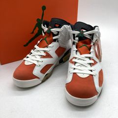 NIKEナイキAIR JORDAN6レトロゲータレード27.5 白xオレンジ - メルカリ
