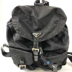 プラダ バックパック 三角ロゴ ナイロン ブラック