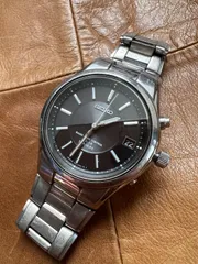 セイコー☆電波ソーラー時計☆チタン☆稼働品☆メンズ　7B22-0AD0