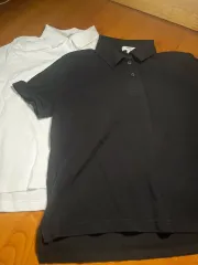 JAJU 자쥬 ポロTシャツ ブラック/白