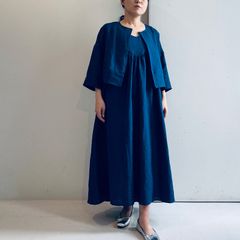 24SS✨️LE PHIL ナイロンストレッチギャザーオールインワン 黒 洗える