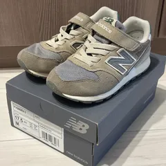 new balance ニューバランス キッズスニーカー 靴 グレー 17.5