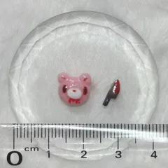 グルーミー、ナイフ、3Dネイルパーツ、2点セット