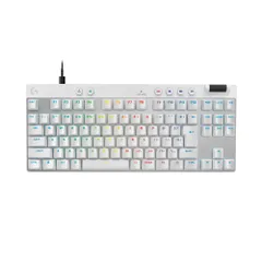 Logicool G ラピッドトリガー PRO X TKL RAPID ゲーミングキーボード アクチュエーションポイント 調整可能 押下圧 35g 日本語配列 G-PKB-TKL-RTWH 有線 テンキーレス 磁気式アナログスイッチ  [ホワイト(2年保証)]