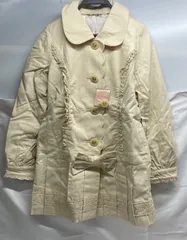 ◇ LIZLISA コート 【タグ付き/保管品】 [ 112-8006-0 ]  サイズ0/S～M アウター 薄めのベージュ系 リズリサ / 未使用 012320のサムネイル