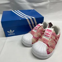 ◇ adidas ベビー用 スニーカー 13cm SST 360 I [ FZ2995 ] 【タグ付き/保管品】 花柄 ピンクxホワイト / 未使用 012310