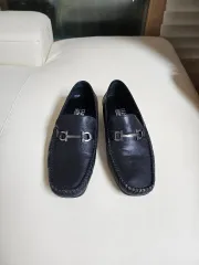 FERRAGAMO フェラガモ ガンチーニ ブラック ローファー 255