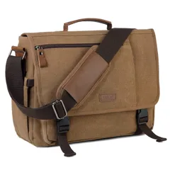 【数量限定】ショルダーバッグ 19つポケット 帆布 A4 ビジネスバッグ 大容量 通勤 旅行 メンズ 出張 メッセンジャーバッグ 手提げバック 斜め掛けバッグ [Vaschy] カバン