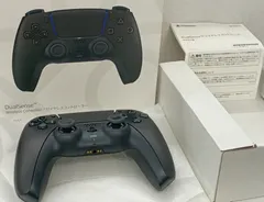 【中古品】SONY ソニー PS5 DualSense ワイヤレスコントローラー CFI-ZCT1J01 ミッドナイト ブラック 4948872415163