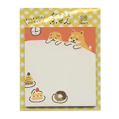 古川紙工 ひとことふせん 30枚り【しばいぬケーキ】 QF122