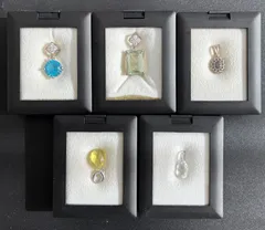 SILVER ネックレストップ 5点セット①