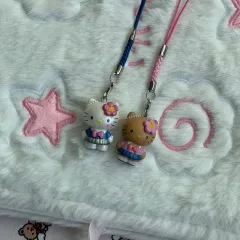 コギャルハローキティ ストラップ キーホルダー (2type)