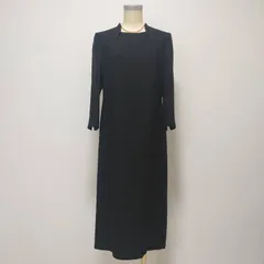 Aquascutum　アクアスキュータム　東京ソワール　シルク100%　ブラックフォーマル　礼服　９号　M　黒