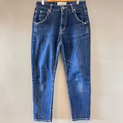 ANOTHER EDITION アナザーエディション テーパードデニムパンツ ジーンズ Gパン インディゴブルー 濃紺 レディース Sサイズのサムネイル