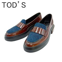 TOD'S トッズ ワインレッド タッセルローファー キルト 24cm - メルカリ