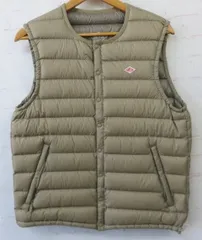 【中古】DANTON ﾀﾞﾝﾄﾝ ﾍﾞｽﾄ CREWNECK INNER DOWN VEST DT-A0026 NNF ﾍﾞｰｼﾞｭ S 991895215