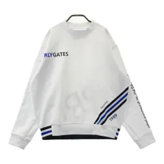 サイズ：2 PEARLY GATES パーリーゲイツ 2024年モデル ロゴ スウェットトレーナー  ホワイト系 [240101597068] ゴルフウェア レディース ストスト