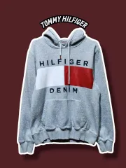 M/ Tommy Hilfiger デニム 起毛 フーディー Tシャツ /0122