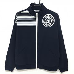 美品】ジャックバニー 長袖ハイネックシャツ イエロー×黒 フロントロゴ