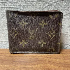 【一点モノ】ルイヴィトン モノグラム 二つ折り財布 正規品 オールド