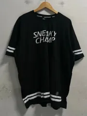 110-115 SNEAKY CHAMP ビックロゴ ルーズフィット 半袖Tシャツ 正規品