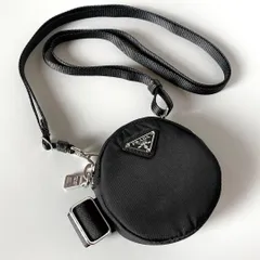 PRADA / Re-Nylon ショルダーポーチ ラウンド ブラック