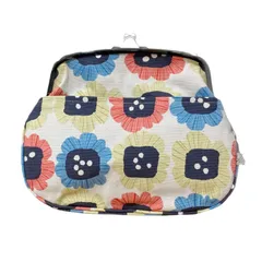 【人気商品】ビッグフラワー ベージュ ショルダーバッグ サイズ:約W27 がま口2WAY D10.5 H20 大西賢製販 GA39-A011