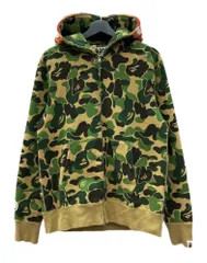 アベイシングエイプ A BATHING APE ABC CAMO TIGER FULL ZIP HOODIE カモ タイガー フルジップ フーディー ダブルジップ シャーク パーカー パーカ カモフラージュ・迷彩 マルチカラー Mサイズ 104MT-2571