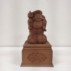 レア 江戸期 帝釈天 立像 厨子 仏像 - メルカリ