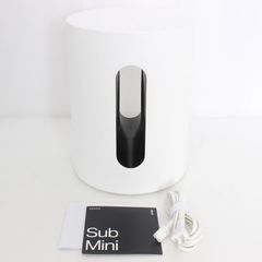 美品】Sonos Sub Mini SUBM1JP1 ホワイト ワイヤレスサブウーファー