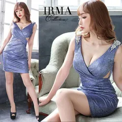 【IRMA / イルマ】バストクロス ウエストカット タイトミニドレス 91844 sugar