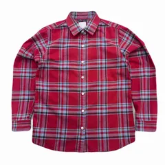 ザ ノースフェイス 長袖シャツ レディース Mサイズ レッド チェック シンプル