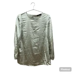 MN4  STRENESSE ストラネス　レディース　プルオーバー　シルク　光沢　トップス M シルバー 2000002213444のサムネイル
