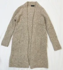 URBAN RESEARCH アルパカ85% ロング カーディガン　ベージュ　F  フリーサイズ