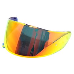SHOEI 純正 CJ-2 スモークファイアーオレンジミラーシールド キズあり