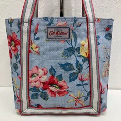 8688　Cath Kidston　キャスキットソン　キャスキッドソン　ハンドバッグ　トートバッグ　ペンブロークローズ　チョークブルー　水色　ライトブルー　花　フラワー　小さめ　ミニバッグ