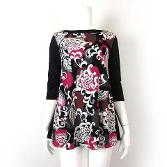 トレバラッビ TreBarraBi 中綿 コート ブルゾン ジャケット M 黒  