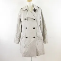 アンタイトル UNTITLED トレンチコート 長袖 ミドル丈 ライナー付 グレージュ 4 *T463