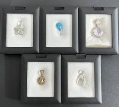 SILVER ネックレストップ 5点セット③