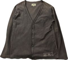 AVIREX（アヴィレックス）W79 W/FUZE M101 AR-75-2カーディガンMサイズ　これから春さきにかけて活躍する一枚です