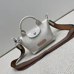 👜✨🌈【新作 新品 未使用】LONGCHAMP　ロンシャン プリアージュ ハンドバッグ‌ ショルダーバッグトートバッグ  1500 人気 新作 ファション 抜群　ホワイト