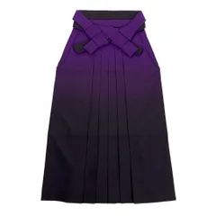 （中古）袴 単品 紫色 ぼかし フォーマル ポリエステル