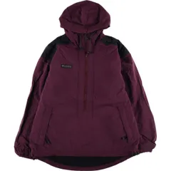 古着 90~00年代 コロンビア Columbia ハーフジップ ナイロンパーカー メンズL相当 ヴィンテージ/eaa609884